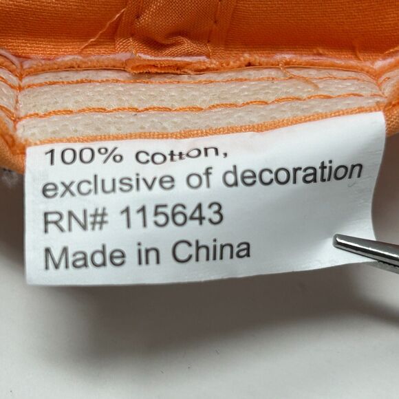 2015 US Open Chambers Bay Golf Course Dad Hat Cap Ball Marker USGA Member Orange - Picture 11 of 12